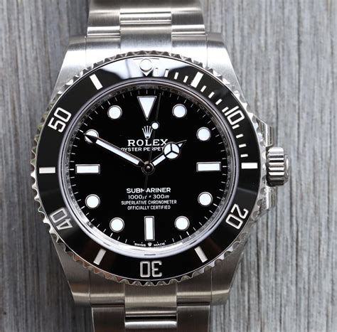 cinturino acciaio rolex submariner|Vendesi Rolex No Date Submariner 124060 41mm Stainless .